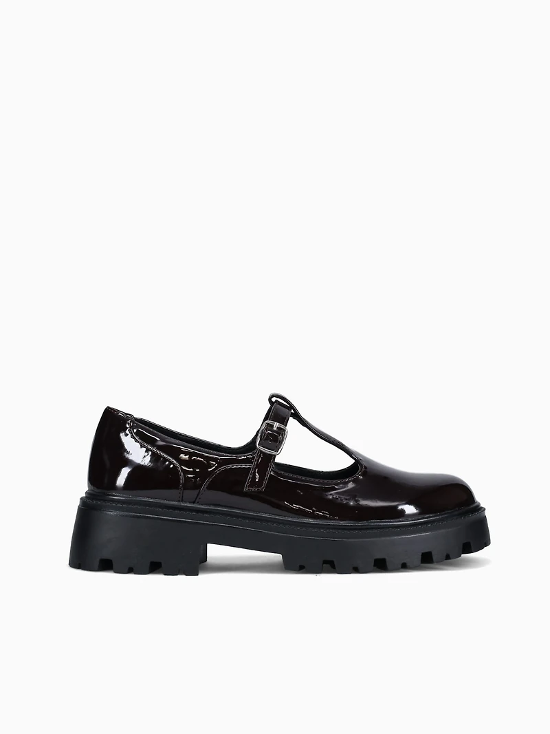 Joyce Dark Brown Patent