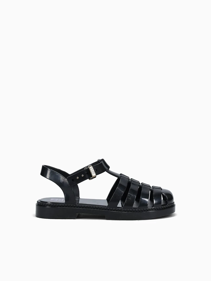 Lovely Sandal Kids Black Jelly