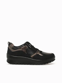 Dana Black Pewter Smooth Metallic