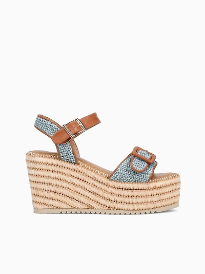 Breena Blue Raffia