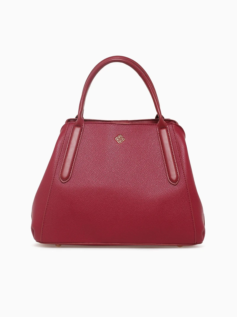 Signature Tote Burghundy