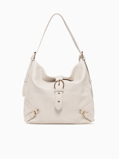 Buckle Shoulder Bag Off White