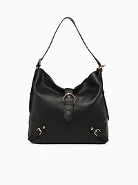 Buckle Shoulder Bag Black