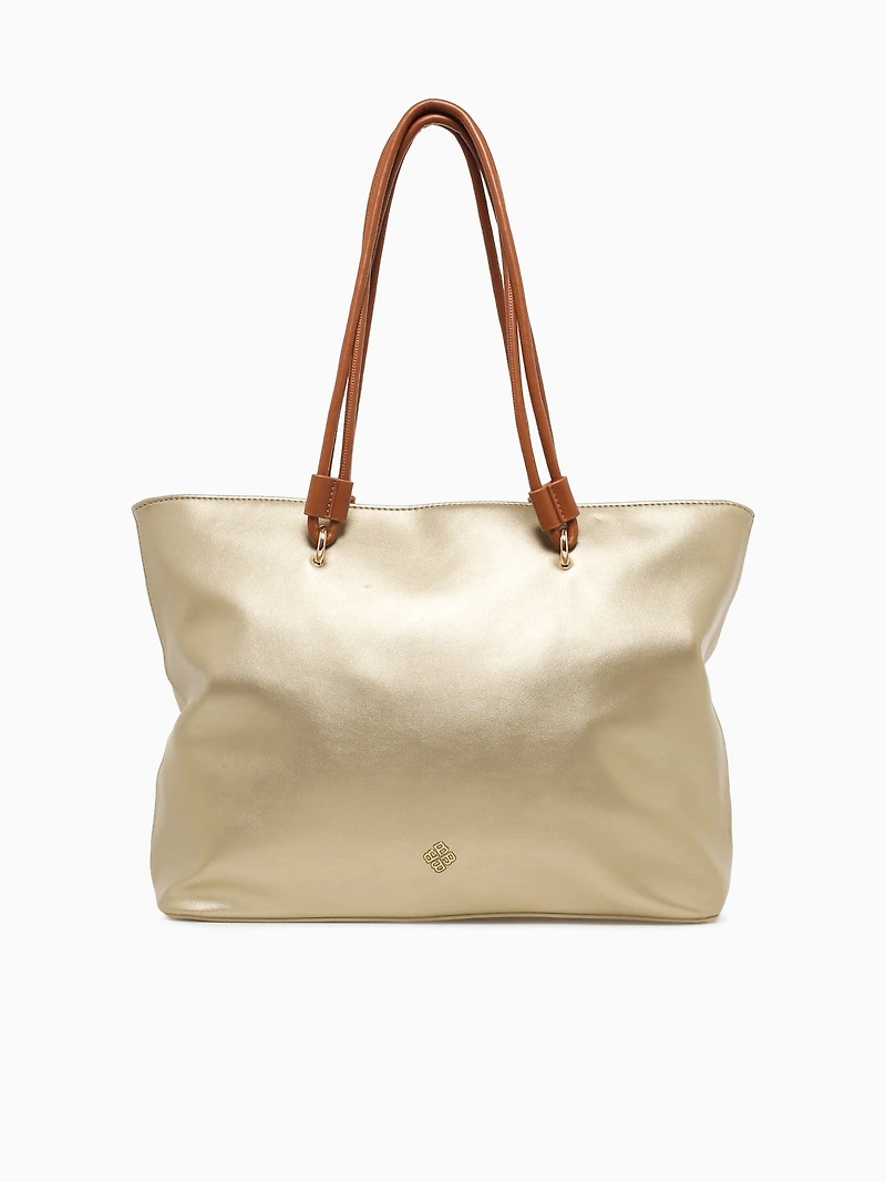 Natalie Tote Gold Tan