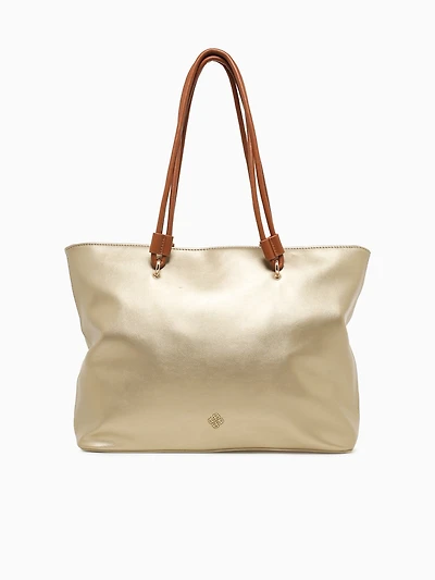 Natalie Tote Gold Tan