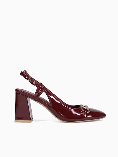 Mallory Burgundy  Patent