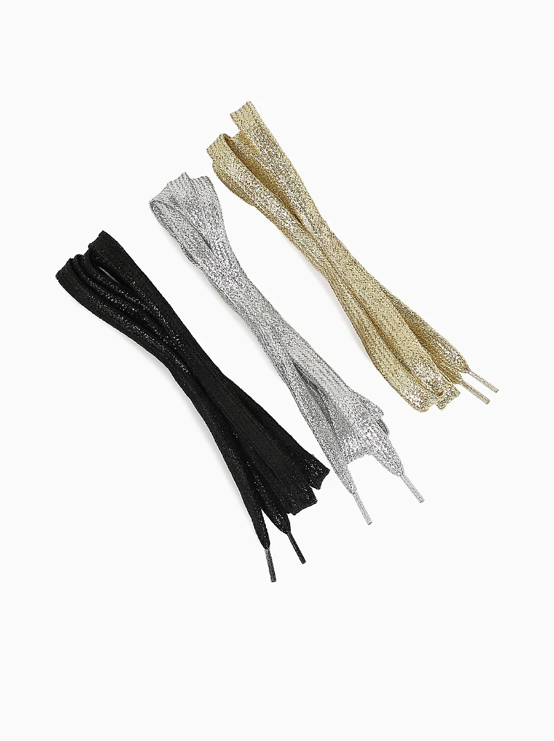 Shoe Lace Party Of Three Met.