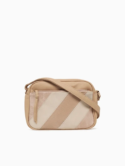 Madrid Crossbody Beige Multi