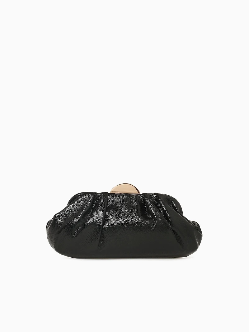Kisslock Clutch Black