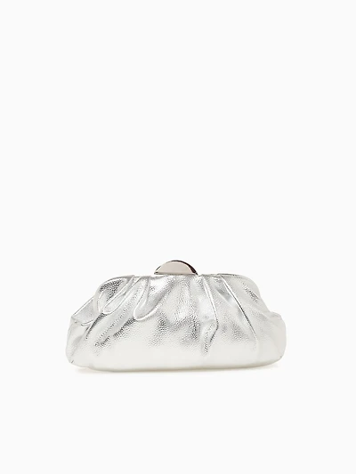 Kisslock Clutch Silver
