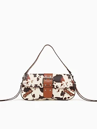 Meli Shoulder Bag Cow Print