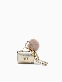Mini Airpod Charm Gold