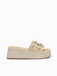 Beatrice Gold Raffia