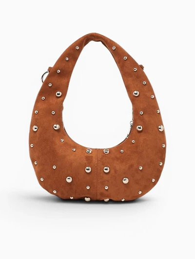 Freya Shoulder Bag Tan Silver