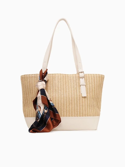 Khloe Tote Off White Beige