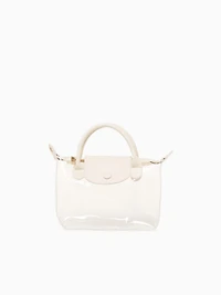 Kaia Crossbody Off White Clear