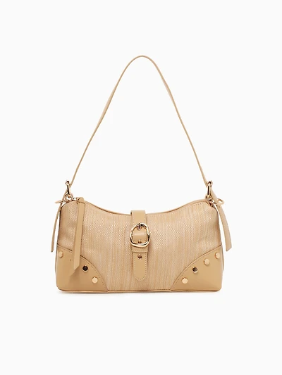 Belt Shoulder Bag Beige