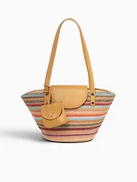 Camila Tote Multi Beige