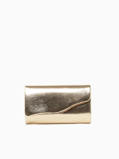 Wave Clutch Gold