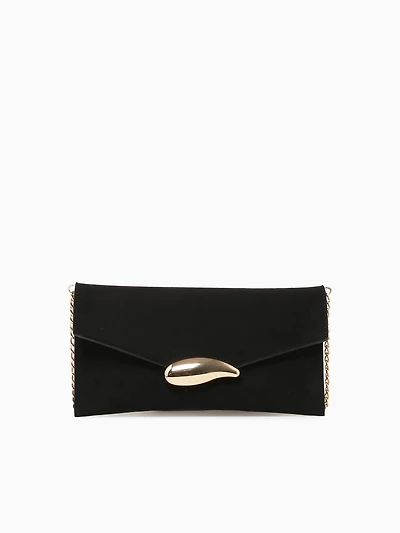 Victoria Clutch Black Micro