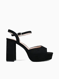 Gael Black Microsuede