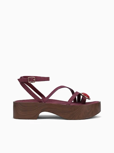 Soriana Burgundy Suede