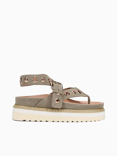 Rocha Dark Green Suede
