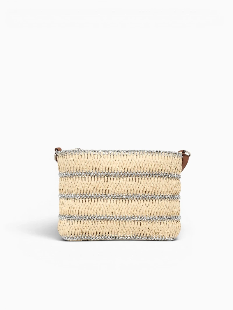 Lilia Crossbody White Silver