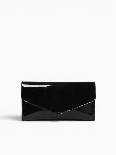 Riley Clutch Black Pat