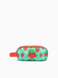 Strawberry Pencil Case Green
