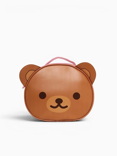 Bear Lunch Bag Beige