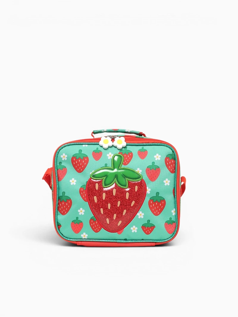 Strawberry Lunch Bag Green