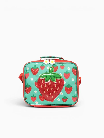 Strawberry Lunch Bag Green