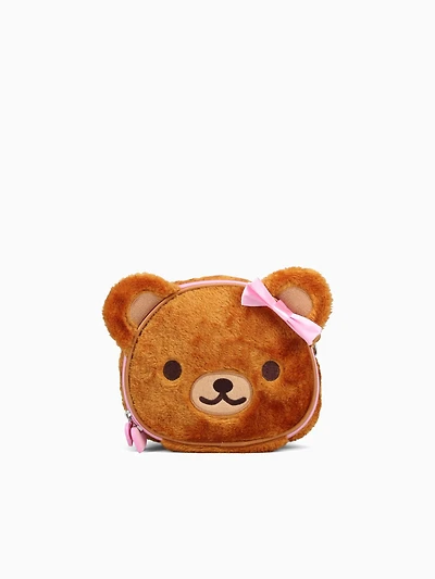 Bear Crossbody Bag Beige