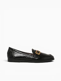 Gracie Black Patent Crinkle