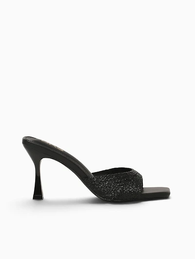 Alma Black Raffia