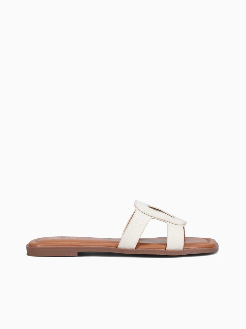Imani Off White Croco