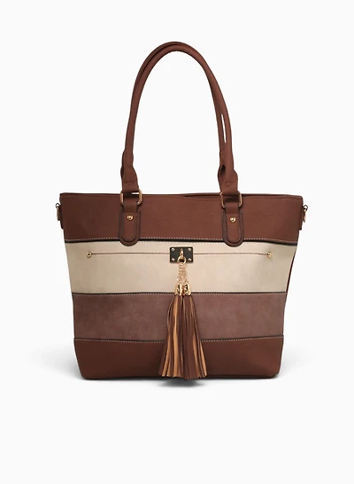 Isabella Tote Brown Multi