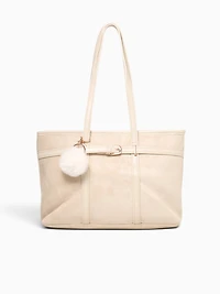 Belt Tote Beige