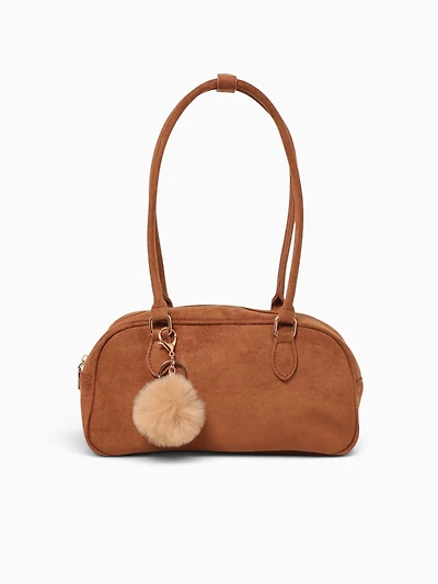 Bowler Shoulder Bag Tan
