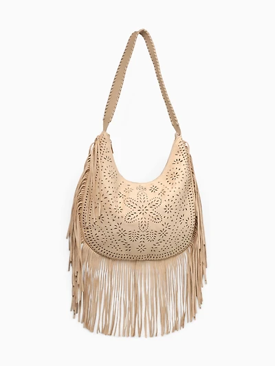 Flora Shoulder Bag Beige