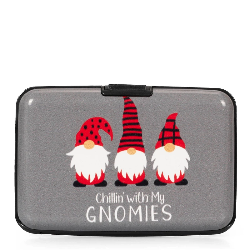 Chillin' with My Gnomies Aluminium RFID Card Holder
