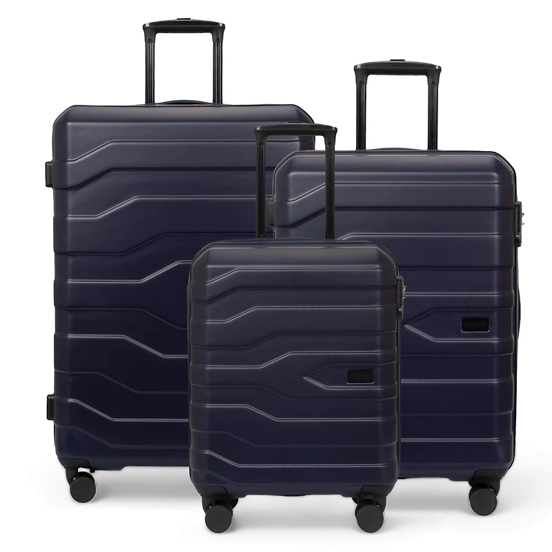 VENTE FINALE - Ensemble de 3 valises rigides Colore