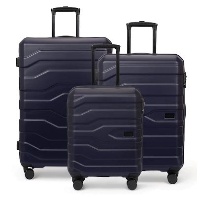 VENTE FINALE - Ensemble de 3 valises rigides Colore