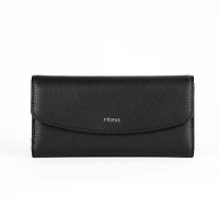 Riona Katy Pebbled 2.0 RFID Large Flap Wallet