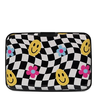 Tracker Aluminum Case RFID Checkered Smiley