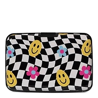 Tracker Aluminum Case RFID Checkered Smiley