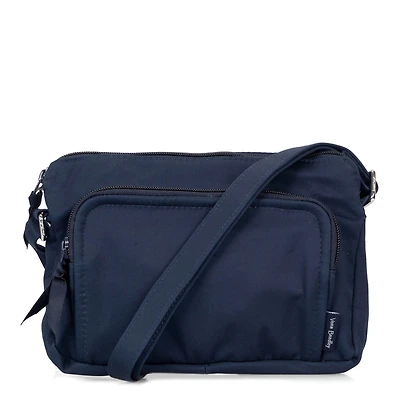 Petit sac à bandoulière hipster RFID Vera Bradley bleu marine