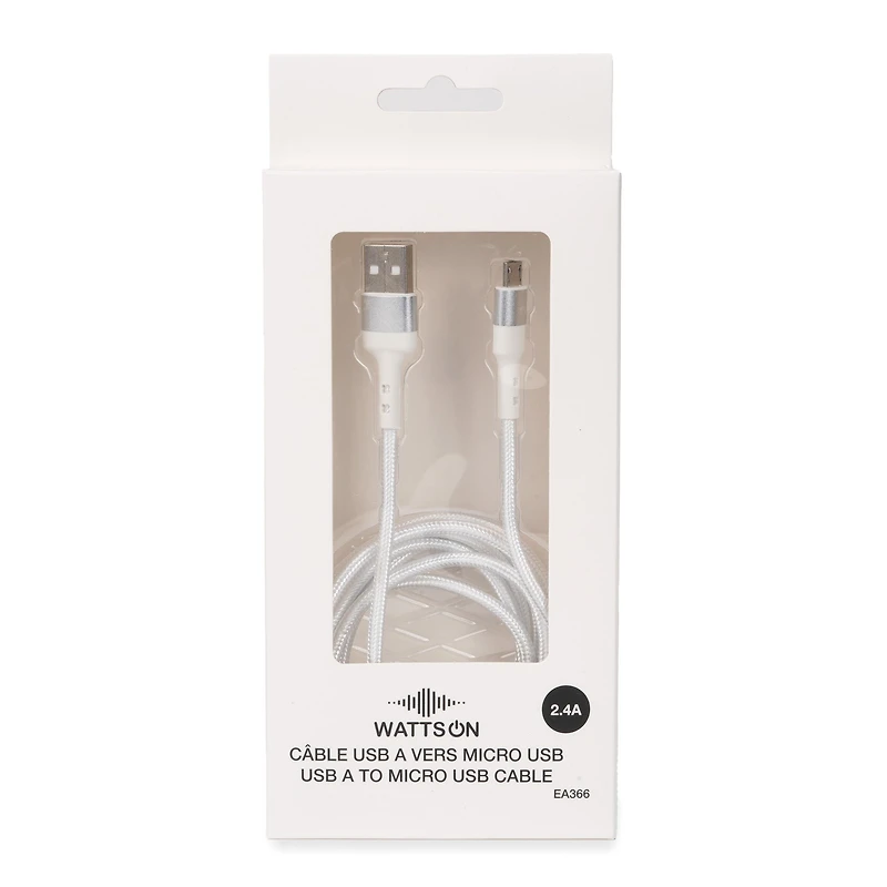 Câble USB-A vers micro USB