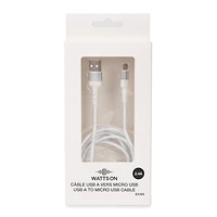 Câble USB-A vers micro USB